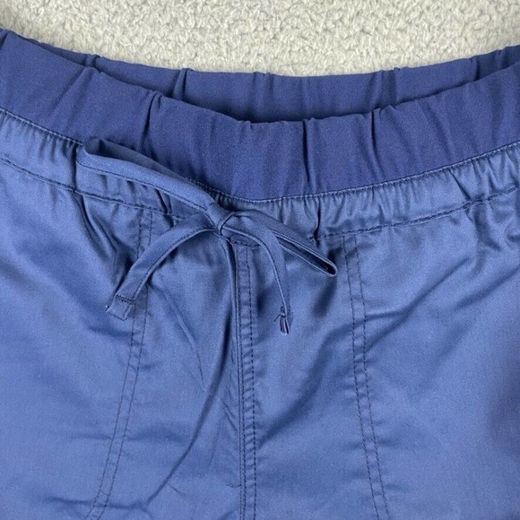 Cherokee Workwear Women's Small Navy Tapered Leg Drawstring Tall Scrubs Pants - Picture 5 of 16